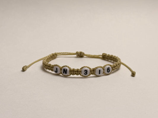 John 3:16 Bracelet God’s Love in Every Knot