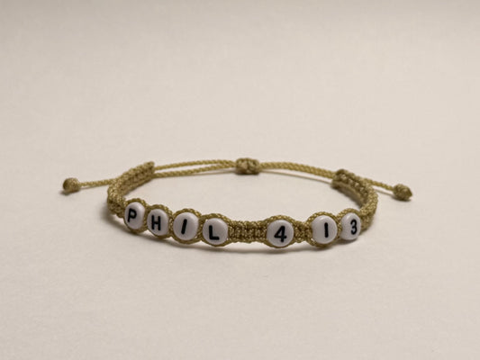Philippians 4:13 Bracelet Strength in Every Step